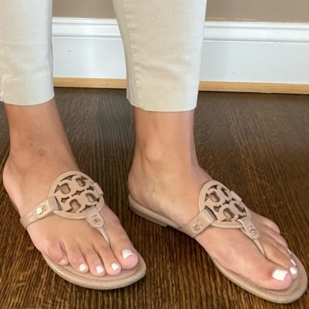Tory Burch Miller Sandals Light Makeup Size 13